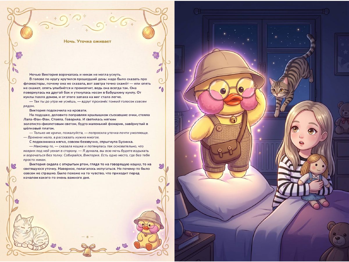 Любимая игрушка девочки — уточка из анкеты — стала проводником истории